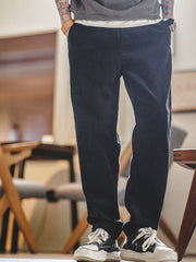 裏花柄 コーデュロイ スラックス