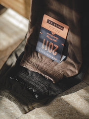 裏花柄 コーデュロイ スラックス