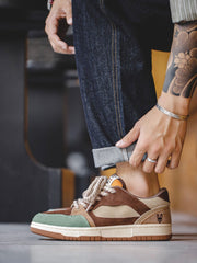 異素材コンビ スケボー シューズ