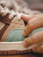 異素材コンビ スケボー シューズ