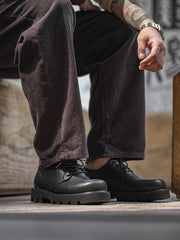 platform derby ダービーシューズ