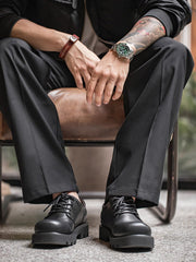 platform derby ダービーシューズ