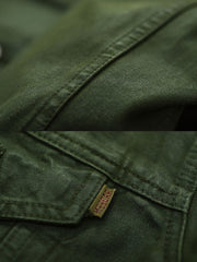 PUコーティング デニムジャケット