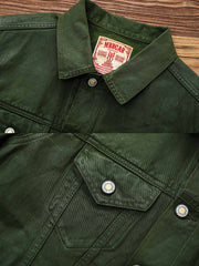 PUコーティング デニムジャケット