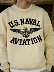 U.S.NAVY 裏フリース クルーネックスウェット