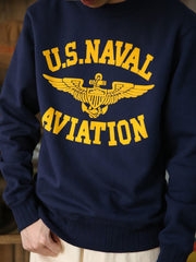 U.S.NAVY 裏フリース クルーネックスウェット