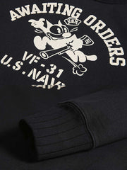「U.S.NAVY VF-31」 ヘビーウェイトスウェット