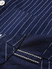 WABASHバッティック インディゴベスト