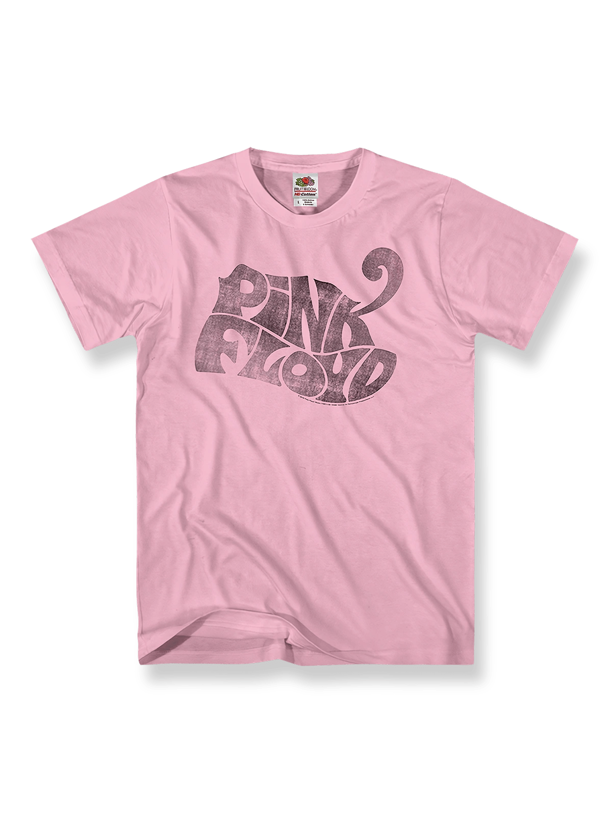 Pink Floyd Tシャツ前面のPsychedelic (サイケデリック) アートフォントデザイン