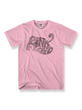 Pink Floyd Tシャツ前面のPsychedelic (サイケデリック) アートフォントデザイン