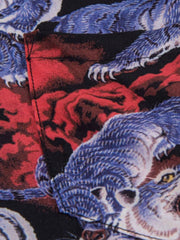 PLAME AUBE|青虎柄 黒色アロハシャツ