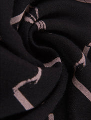 PLAME AUBE|タバコ柄 黒アロハシャツ