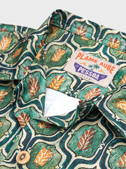 キューバカラー レトロ 半袖シャツ