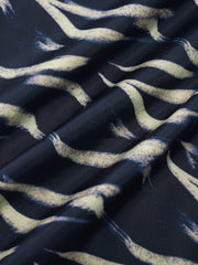 抜染 筆跡柄 アロハシャツ