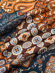 カシューフラワー柄 アロハシャツ