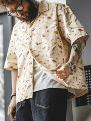 スラブコットン ルアーフィッシング キューバシャツ