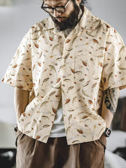 スラブコットン ルアーフィッシング キューバシャツ