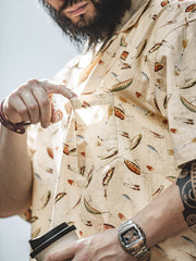 スラブコットン ルアーフィッシング キューバシャツ