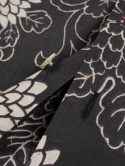 PLAME AUBE|菊柄ブラックアロハシャツ