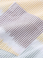 ストライプ柄 キューバシャツ