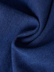 プラントインディゴヘリンボーンワイドチノ