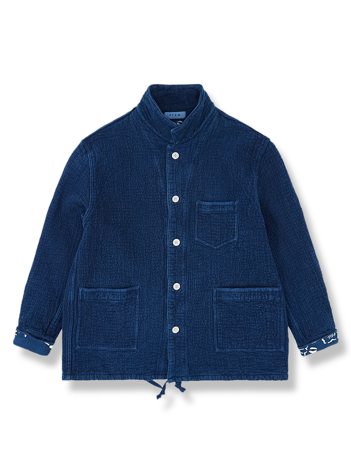 植物染めのヘビーウェイトブルージャケット