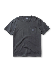 胸ポケットが特徴のコットン100%ショートスリーブTシャツ。通気性が良く快適な着心地。