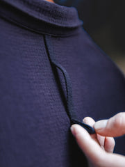 コットン POLO長袖シャツ