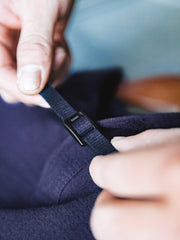 コットン POLO長袖シャツ