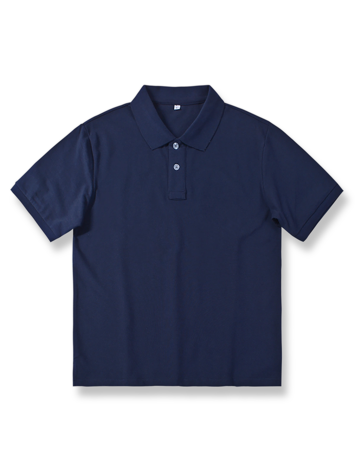 カリフォルニア産コットンを使用した無地のベーシックポロシャツ