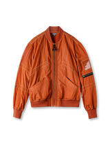 ステッチ MA-1ジャケット ブリックレッド