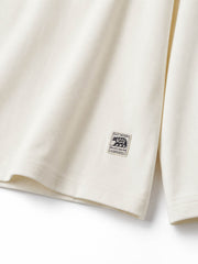 スリーブタブ ロングスリーブTシャツ オフホワイト
