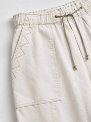 切り替え バルーンパンツ カーキ