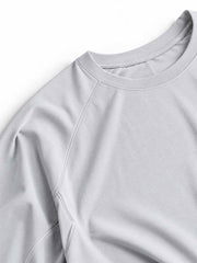 速乾 ロングスリーブTシャツ ライトグレー