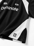 配色切り替え サッカーTシャツ ブラック×ホワイト
