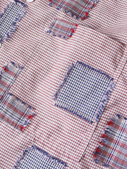 プディングパッチワークキューバカラーシャツ