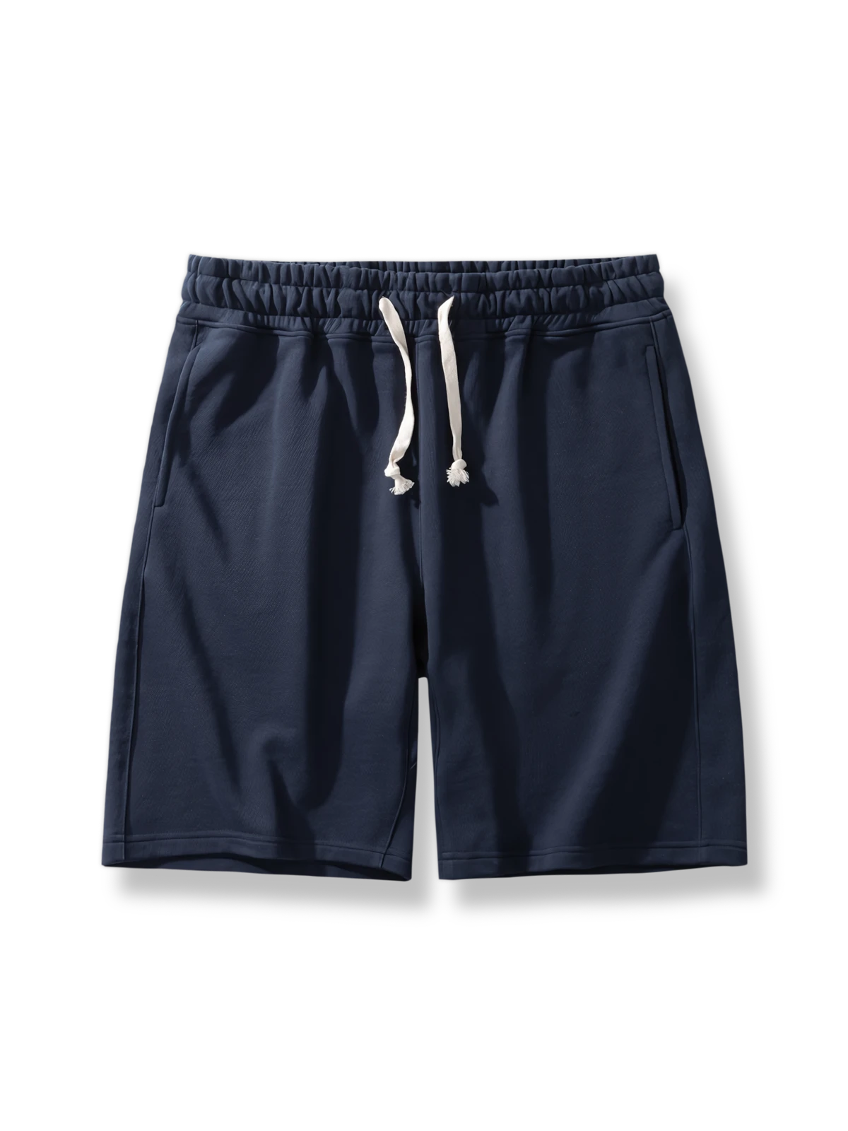 ゆったりシルエットの純綿ルーズフィット五分丈パンツ