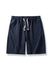 ゆったりシルエットの純綿ルーズフィット五分丈パンツ