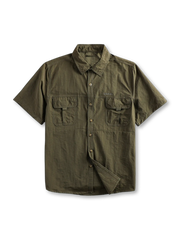 プロフェッショナル速乾リップストップワークシャツ