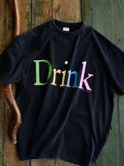 レインボー ロゴ Drk&Thk Tee