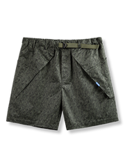 レインドロップカモフラージュプリントの機能ショーツ