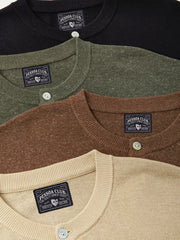 レーヨンリネンヘンリーニット