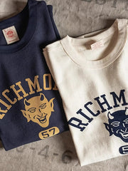 レッドデヴィルス 5th メカニカル歩兵師団 フロックプリントTシャツ