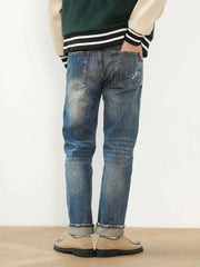 REMAKE ダメージ加工 デニムパンツ