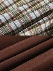 リバーシブル チェック柄ジャケット