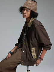 コントラストカラー ジャケット