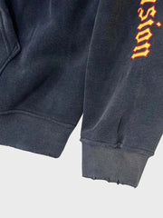 Risky|スプレーダイ破れヴィンテージフリーススウェット