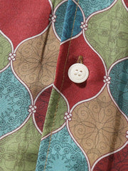 ロココプリントキューバカラーアロハシャツ