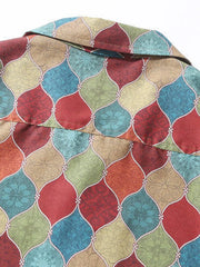 ロココプリントキューバカラーアロハシャツ