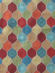 ロココプリントキューバカラーアロハシャツ